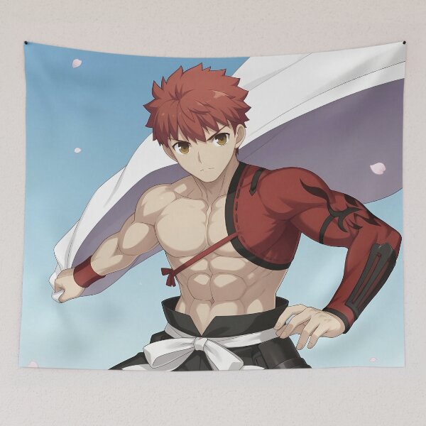 Item preview, Shirou Emiya Fate Stay Night Anime Martial Warrior designed and sold by Tokyonomad.