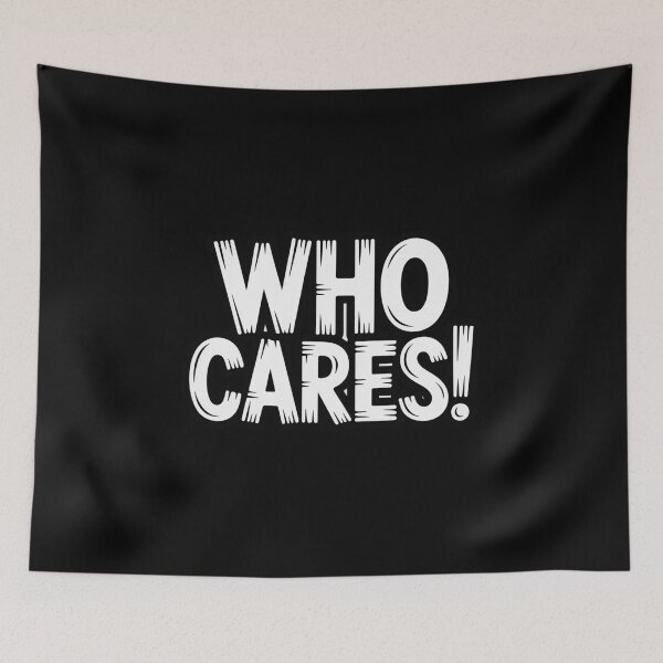 Item preview, Who Cares - Distressed Design designed and sold by Peter Stawicki.