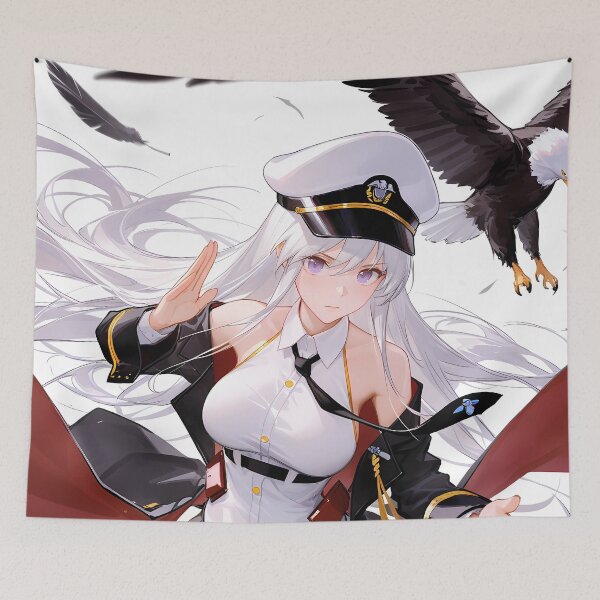 Item preview, Enterprise Azur Lane Windy Cape Pose With Eagle Companion designed and sold by Tokyonomad.