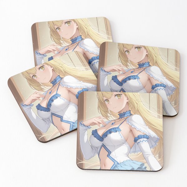 Item preview, Ais Wallenstein Anime Danmachi Fantasy Elegant Corridor Waifu Anime Girl designed and sold by Tokyonomad.