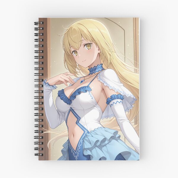 Item preview, Ais Wallenstein Anime Danmachi Fantasy Elegant Corridor Waifu Anime Girl designed and sold by Tokyonomad.