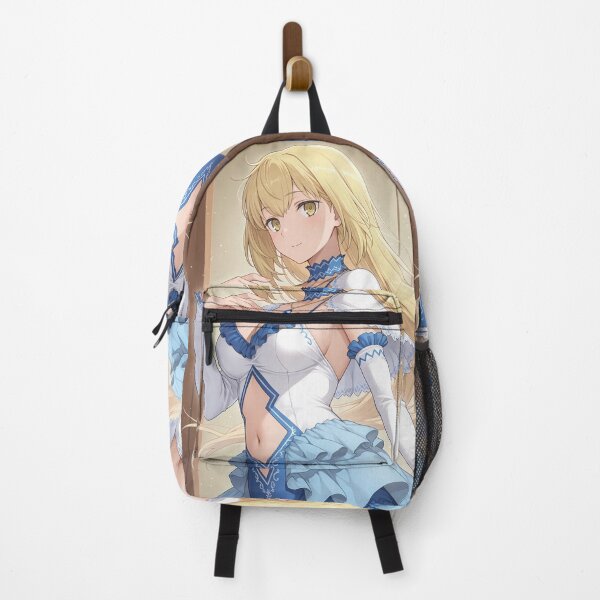 Item preview, Ais Wallenstein Anime Danmachi Fantasy Elegant Corridor Waifu Anime Girl designed and sold by Tokyonomad.