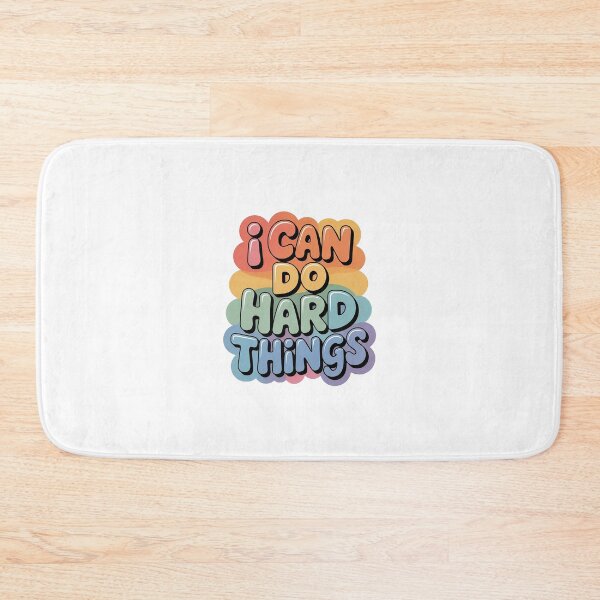 Item preview, I Can Do Hard Things – Motivational Quote designed and sold by Love Between Pages.