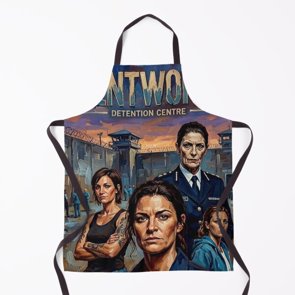 Item preview, The Governor’s Yard: Gritty Prison Drama Oil Art designed and sold by Art's Diner.