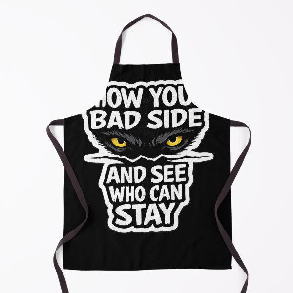 Item preview, Show Your Bad Side Quote Sticker – Dark Aesthetic Wolf Eyes Motivational Design designed and sold by Ashutoshwarade.