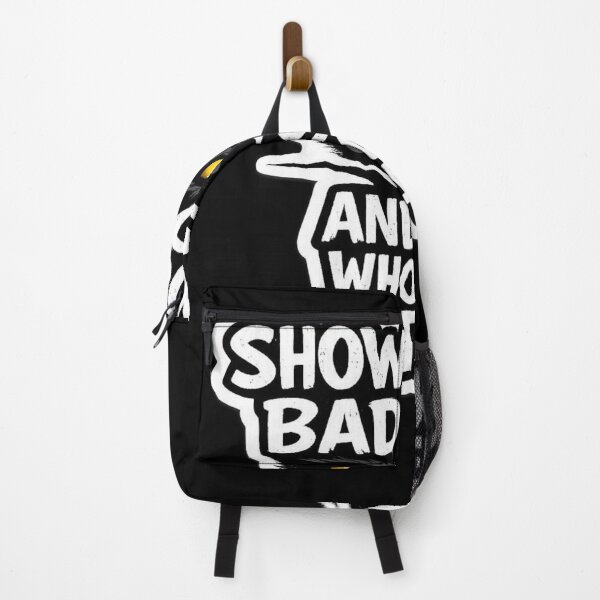 Item preview, Show Your Bad Side Quote Sticker – Dark Aesthetic Wolf Eyes Motivational Design designed and sold by Ashutoshwarade.
