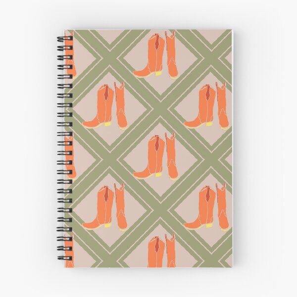 Aperçu de l'œuvre Bottes de cow-girl western à motif géométrique répétitif DLW01 créée et vendue par HueyDesign.