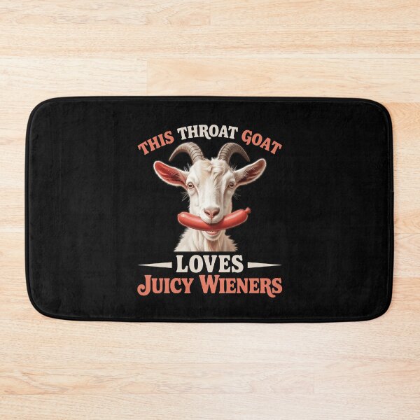 Item preview, Funny Throat Goat Loves Juicy Wieners designed and sold by wansilastomi.
