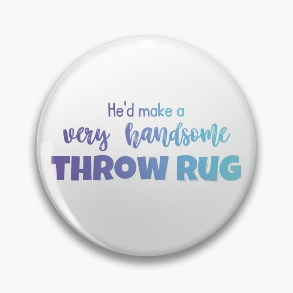 Item preview, Handsome Throw Rug 2 designed and sold by Further Up Designs.
