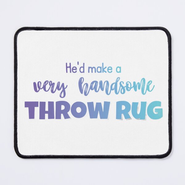 Item preview, Handsome Throw Rug 2 designed and sold by Further Up Designs.