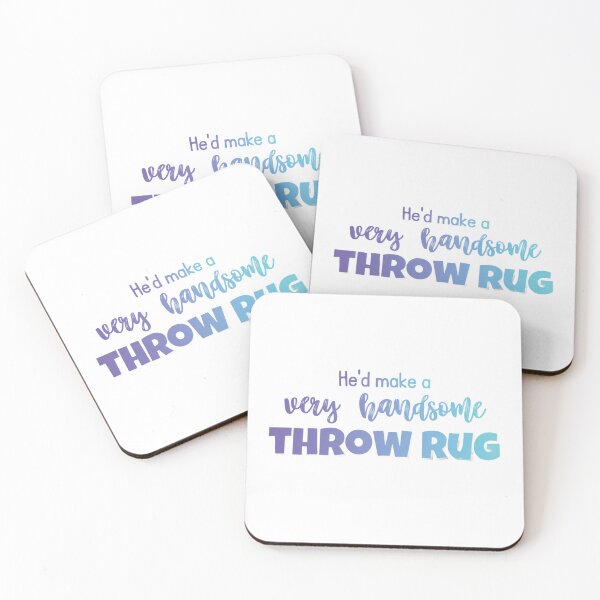Item preview, Handsome Throw Rug 2 designed and sold by Further Up Designs.