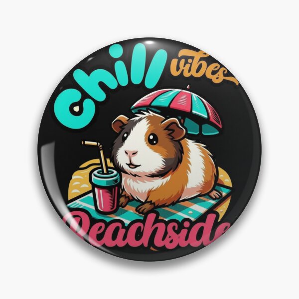 Item preview, Guinea Pig Unwinding at the Shore designed and sold by Tsugraf Designs.