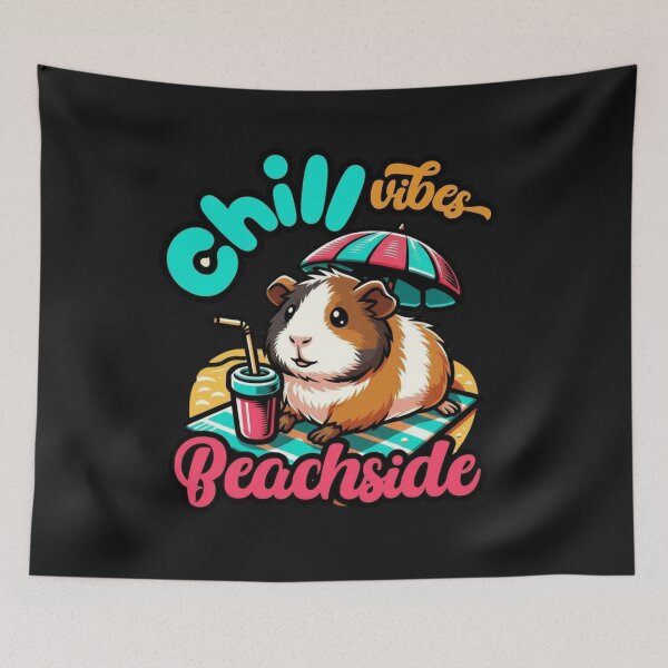 Item preview, Guinea Pig Unwinding at the Shore designed and sold by Tsugraf Designs.
