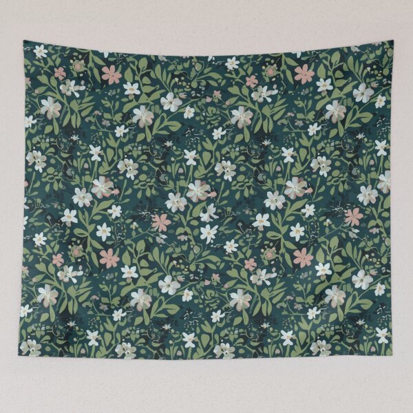 Item preview, Forget-Me-Not Flower Pattern Multi-Colour designed and sold by burbankdesigns.