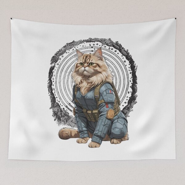Item preview, Cool Space Cat Astronaut Tactical Suit designed and sold by yuki-hana.