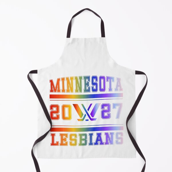 Item preview, Minnesota Lesbians Rainbow PWHL Vintage Logo designed and sold by coffeepolicy.