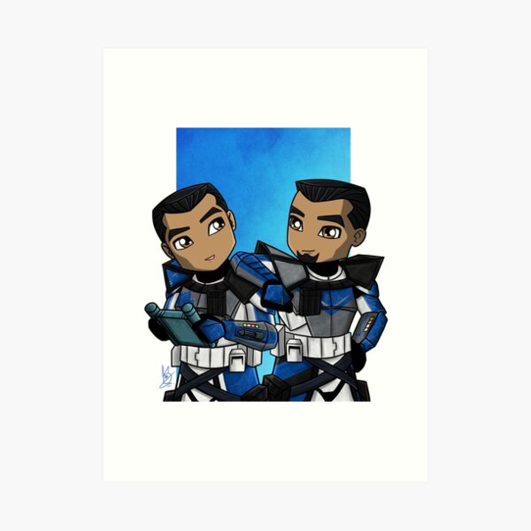Little ARC Troopers Art Print