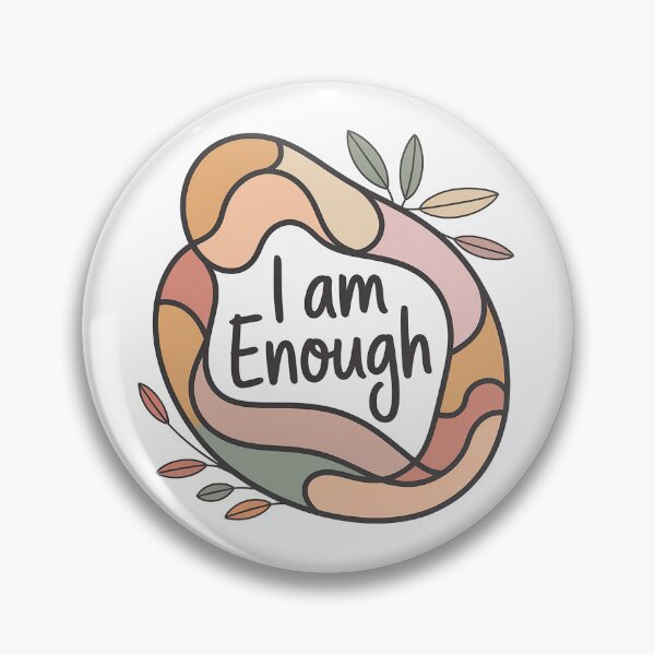 Artikelvorschau, I Am Enough – Self Love Affirmation entworfen und verkauft von Love Between Pages.