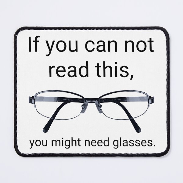 Item preview, If you can not read this, you might need glasses.  designed and sold by Rachel the Artist .