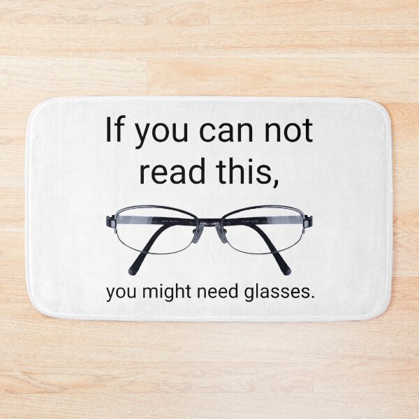 Item preview, If you can not read this, you might need glasses.  designed and sold by Rachel the Artist .