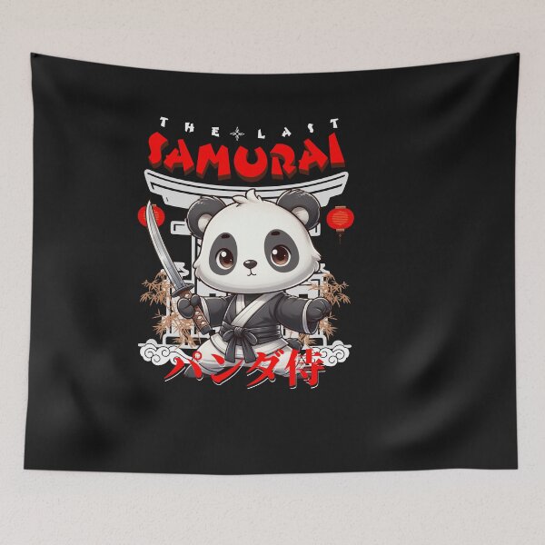 Item preview, The Last Panda Samurai Warrior Katana Design designed and sold by Tsugraf Designs.