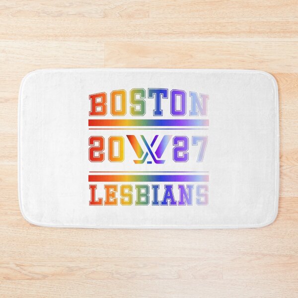 Item preview, Boston Lesbians Rainbow PWHL Vintage Logo designed and sold by coffeepolicy.