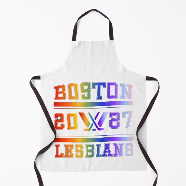 Item preview, Boston Lesbians Rainbow PWHL Vintage Logo designed and sold by coffeepolicy.