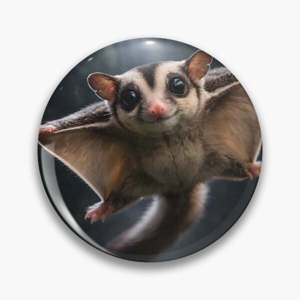 Item preview, Flying Sugar Glider Under Moonlight - Cute Night Forest Animal Aesthetic designed and sold by OneStepFromArt.