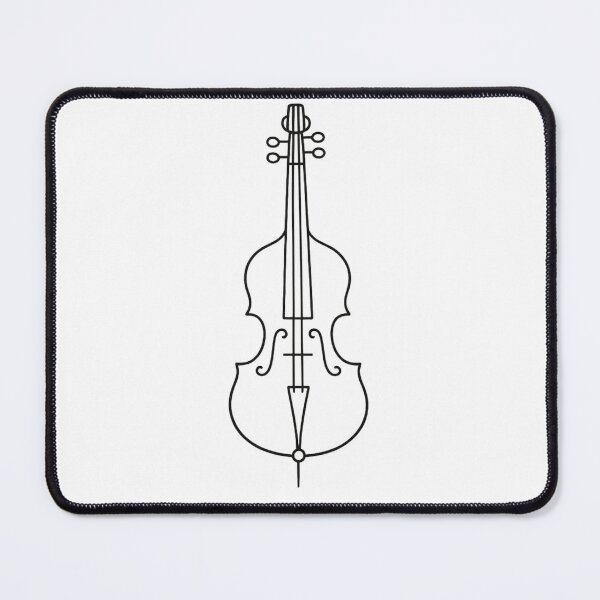 Item preview, Minimal Violin Outline Line Art designed and sold by BlairWynne.