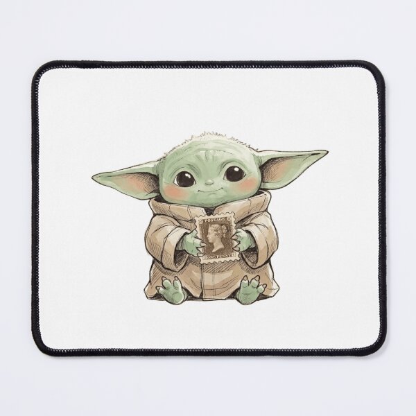 Item preview, BABY YODA WITH VINTAGE POSTAGE STAMP DARK GROGU ACADEMY designed and sold by LIS AND MELIVERSO.