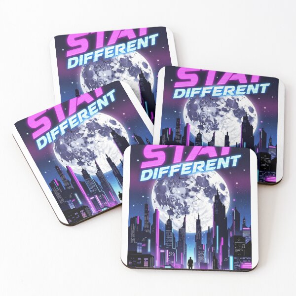 Item preview, Stay Different – Neon Moon Streetwear Design designed and sold by Epic.