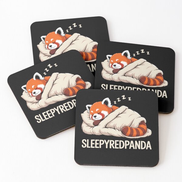 Item preview, Sleepy Red Panda Cute Animal designed and sold by wansilastomi.
