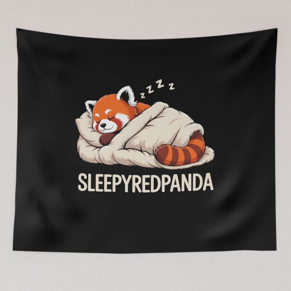 Item preview, Sleepy Red Panda Cute Animal designed and sold by wansilastomi.