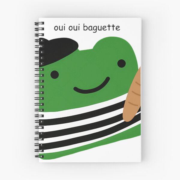 Item preview, Oui Oui Baguette French Frog designed and sold by BaSeArt21.