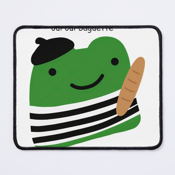 Item preview, Oui Oui Baguette French Frog designed and sold by BaSeArt21.