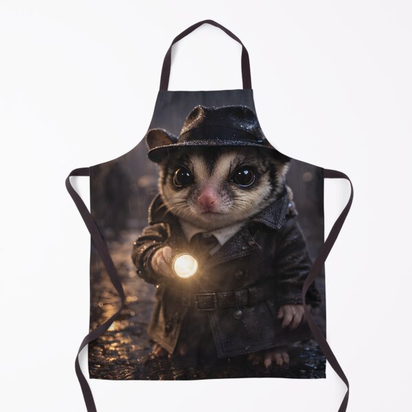 Item preview, Sugar Glider Detective - Cute Noir Animal Art designed and sold by OneStepFromArt.