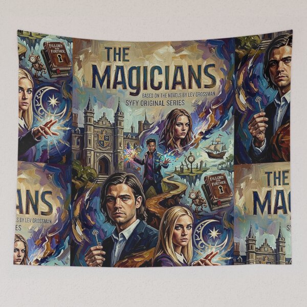 Item preview, Brakebills University: Magical Realism Oil Art designed and sold by Art's Diner.