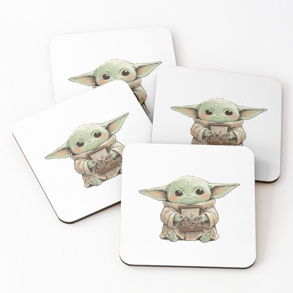 Item preview, BABY YODA WITH ANTIQUE MUSIC BOX VINTAGE GROGU AESTHETIC designed and sold by LIS AND MELIVERSO.