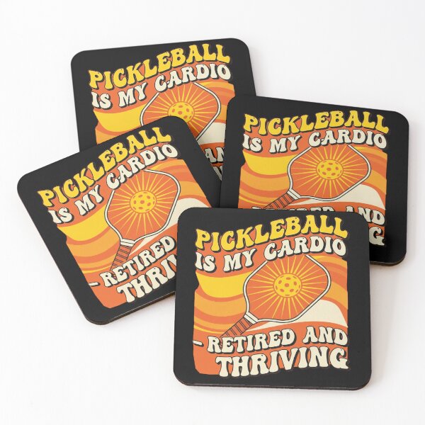 Item preview, Pickleball Is My Cardio – Retired and Thriving designed and sold by FlamaC.