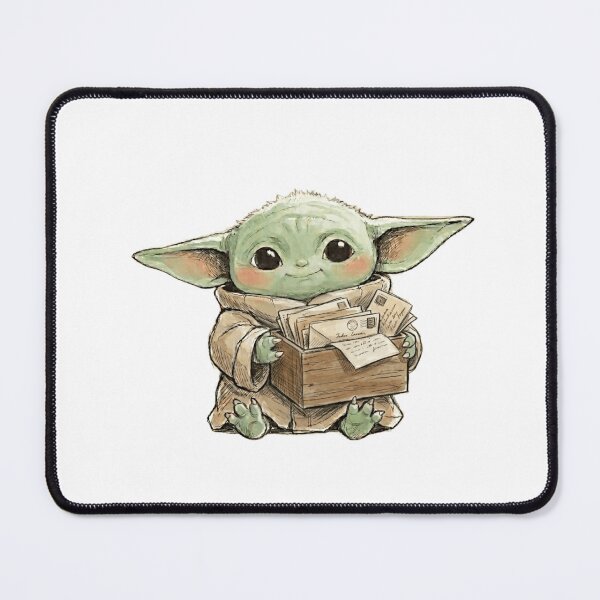 Item preview, BABY YODA WITH DRAWER FULL OF LETTERS VINTAGE GROGU designed and sold by LIS AND MELIVERSO.