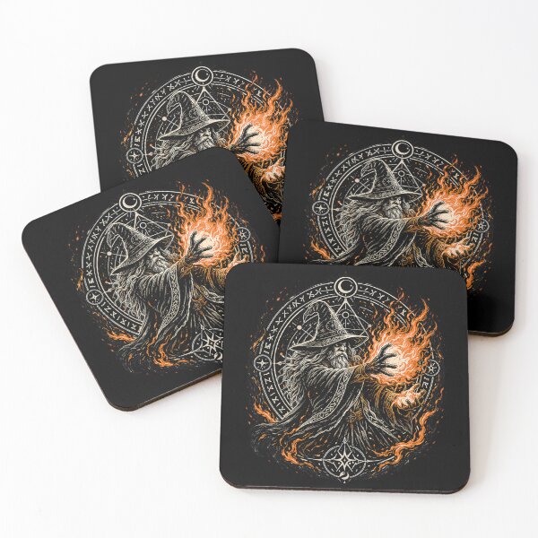 Item preview, I Cast Fireball Spell Wizard – Dark Fantasy RPG Design designed and sold by Allcarin.
