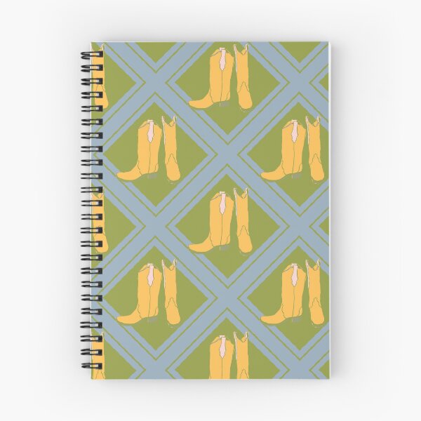 Aperçu de l'œuvre Bottes de cow-girl western à motif géométrique répétitif DLW03 créée et vendue par HueyDesign.