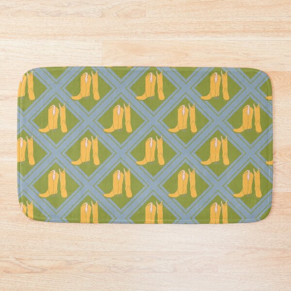 Item preview, Western Cowgirl Boot Geometric Repeat Pattern DLW03 designed and sold by HueyDesign.