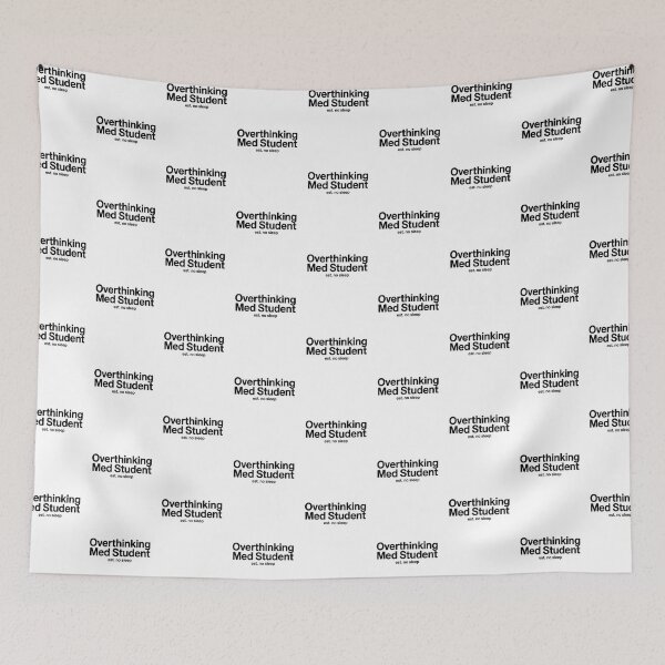 Item preview, Overthinking Med Student  Humor Tee, brafdesign designed and sold by Brafdesign.