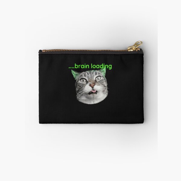 Item preview, Brain Loading Funny Cat Blep Meme designed and sold by UNFILTERED MOODS.