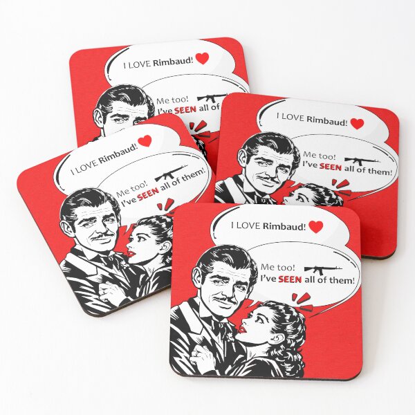 Item preview, I Love Rimbaud – Funny Literary Pun Retro Comic Design designed and sold by Avohai!.