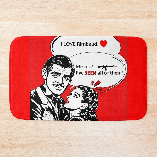 Item preview, I Love Rimbaud – Funny Literary Pun Retro Comic Design designed and sold by Avohai!.