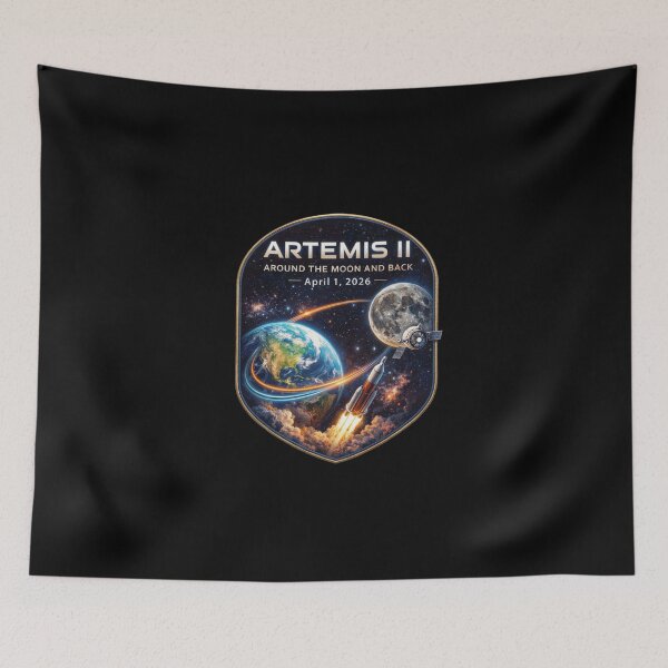 Item preview, Artemiss II Around The Moon And Back designed and sold by JaquelinDach.