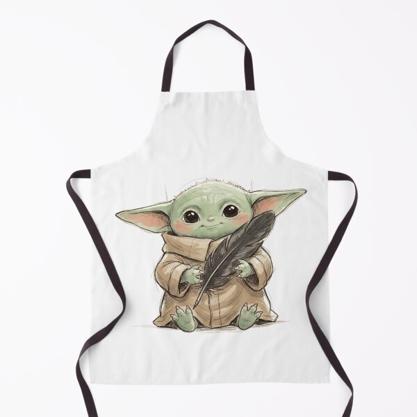 Item preview, BABY YODA WITH RAVEN FEATHER DARK ACADEMY GROGU designed and sold by LIS AND MELIVERSO.