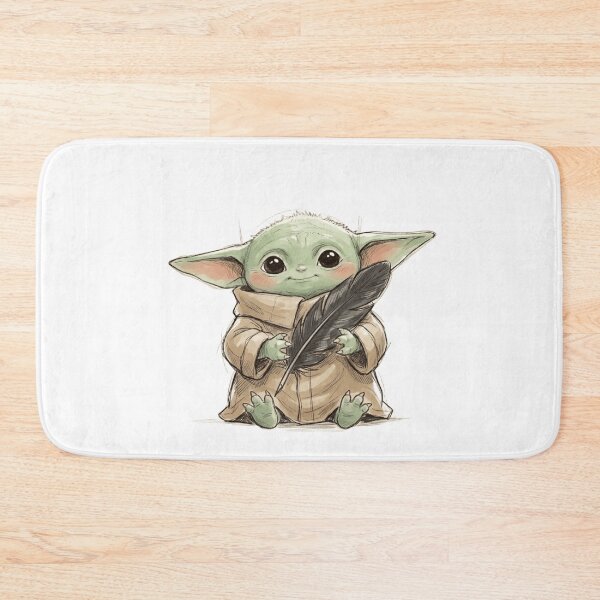 Item preview, BABY YODA WITH RAVEN FEATHER DARK ACADEMY GROGU designed and sold by LIS AND MELIVERSO.